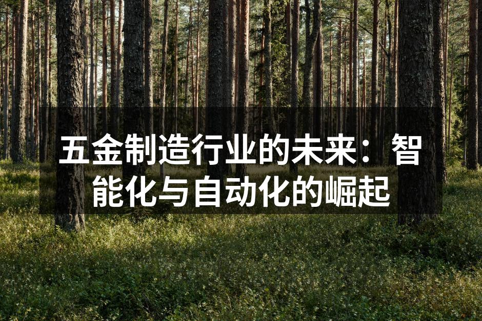 五金制造行业的未来:智能化与自动化的崛起